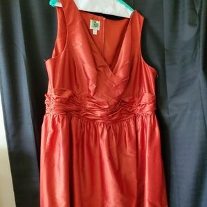 Pumpkin spice party dress size 20W